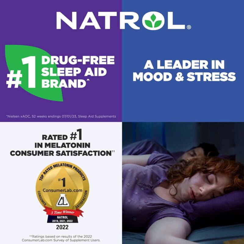 Natrol melatonin time release - 3mg -- 100 tablets - image 8