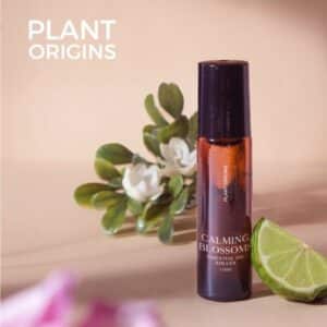 plant origins calming blossom essential oil roller